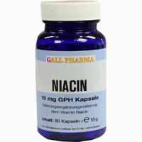 Niacin 15mg Kapseln  60 Stück - ab 9,10 €