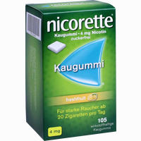 Nicorette 4mg Freshfruit Kaugummi Kenvue Germany GmbH (OTC) 105 Stück