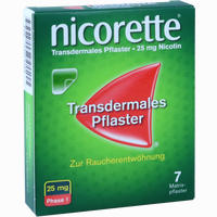 Nicorette Tx Pflaster 25mg Pflaster Transdermal 7 Stück - ab 17,25 €