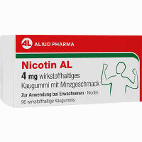 Nicotin Al 4 Mg Wirkstoffh. Kaugummi mit Minzgeschm 96 Stück