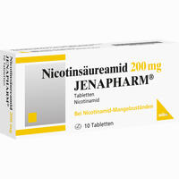 Nicotinsaeureamid 200mg Jenapharm Tabletten 10 Stück - ab 4,69 €
