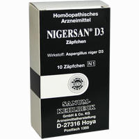 Nigersan D3 Zäpfchen 10 Stück - ab 9,49 €