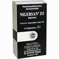 Nigersan D3 Zäpfchen 10 Stück - ab 10,15 €