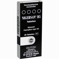 Nigersan D5 Tabletten 20 Stück - ab 8,97 €