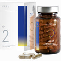 Night mit Baldrian und L- Tryptophan - Vegan Kapseln 60 Stück 