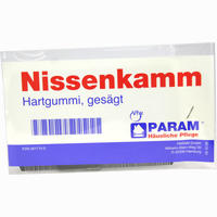 Nissenkamm Hartgummi Param 1 Stück