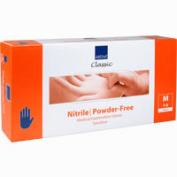 Nitril- Handschuhe Blau Puderfrei M 100 Stück