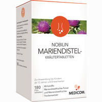 Nobilin Mariendistel- Kräutertabletten Filmtabletten 180 Stück 