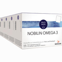 Nobilin Omega 3 Kapseln 4 x 120 Stück 