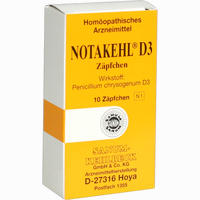 Notakehl D3 Zäpfchen 10 Stück - ab 10,37 €