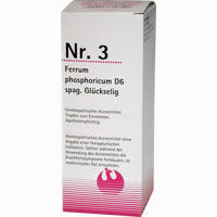 Nr. 3 Ferrum Phosphoricum D6 Spag. Glückselig Tropfen 100 ml