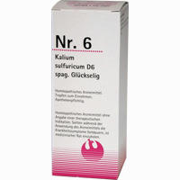 Nr. 6 Kalium Sulfuricum D6 Spag. Glückselig Tropfen 100 ml