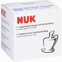 Nuk Lippenspaltsauger mit Schraubring 1 Stück