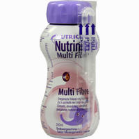 Nutrinidrink Multifibre Erdbeergeschmack Fluid 200 ml - ab 4,37 €