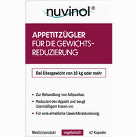 Nuvinol Appetitzügler für die Gewichtsreduzierung 42 Stück