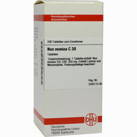 Nux Vomica C30 Tabletten 80 Stück - ab 7,28 €