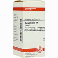 Nux Vomica D10 Tabletten 80 Stück