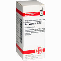 Nux Vomica D30 Globuli Dhu-arzneimittel 10 g