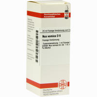 Nux Vomica D6 Dilution Dhu-arzneimittel 20 ml