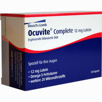 Ocuvite Complete 12 Mg Lutein Kapseln 180 Stück - ab 32,95 €