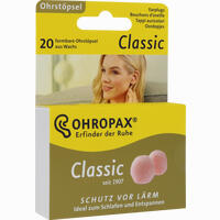 Ohropax Classic Ohrstöpsel Ohropax gmbh 20 Stück