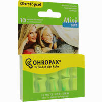 Ohropax Mini Soft Schaumstoff- Stöpsel 10 Stück