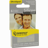 Ohropax Silicon Clear 6 Stück