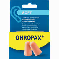 Ohropax Soft Schaumstoff In- Ohr Stöpsel 10 Stück