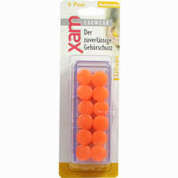 Ohrschutz Xam Medizinisches Silikon Orange 12 Stück