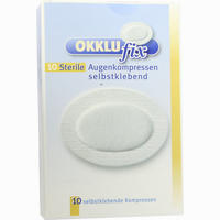 Okklufix Steril Augenkompresse Selbstklebend Kompressen 10 Stück