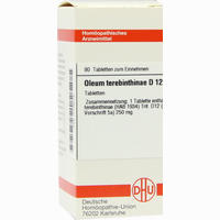 Oleum Terebinthinae D12 Tabletten 80 Stück