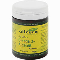 Omega 3 Algenöl Kapseln 60 Stück