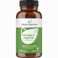 Omega- 3 Algenöl mit Dha + Epa Hochdosiert & Vegan 60 Stück