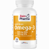Omega- 3 Gold Gehirn Dha 500mg/epa 100 Mg Weichkapseln 120 Stück