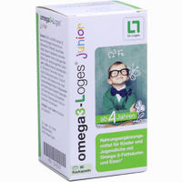 Omega3- Loges Junior Kaudragees 60 Stück 