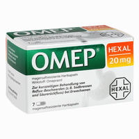 Omep Hexal 20mg Magensaftresistente Hartkapseln  7 Stück - ab 3,90 €