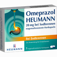 Omeprazol Heumann 20mg bei Sodbrennen Magensaftresistente Hartkapseln  14 Stück - ab 1,25 €