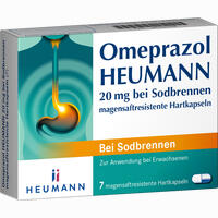 Omeprazol Heumann 20mg bei Sodbrennen Magensaftresistente Hartkapseln  14 Stück - ab 1,90 €