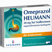 Omeprazol Heumann 20mg bei Sodbrennen Magensaftresistente Hartkapseln  14 Stück - ab 1,85 €