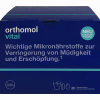 Orthomol Vital Granulat Tablette Kapseln Orange 30 Stück