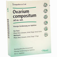 Ovarium Compositum Ad. Us. Vet. Ampullen  5 x 5 ml - ab 15,00 €