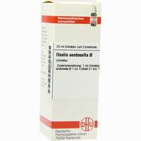 Oxalis Acetosella Urtinktur Dilution 20 ml - ab 10,29 €