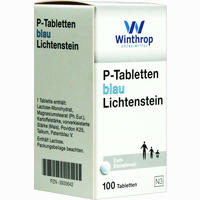P- Tabletten Blau Lichtenstein 8mm  50 Stück - ab 12,01 €