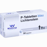 P- Tabletten Blau Lichtenstein 8mm  50 Stück - ab 12,01 €
