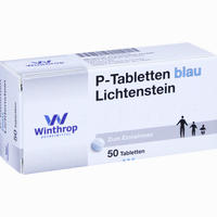 P- Tabletten Blau Lichtenstein 8mm  50 Stück - ab 12,39 €