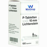 P- Tabletten Weiß 10mm Lichtenstein Tabletten  50 Stück - ab 10,84 €