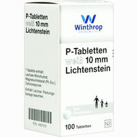 P- Tabletten Weiß 10mm Lichtenstein Tabletten  50 Stück - ab 11,16 €