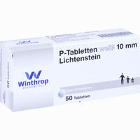 P- Tabletten Weiß 10mm Lichtenstein Tabletten  50 Stück - ab 9,14 €