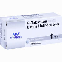 P Tabletten Weiss 8mm Lichtenstein  50 Stück - ab 13,71 €