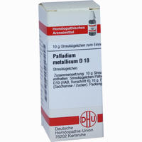 Palladium Met D10 Globuli 10 g